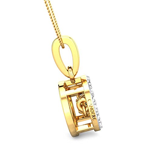 Candere by Kalyan Jewellers 18KT Gold and Diamond Pendant for Women - Image 5