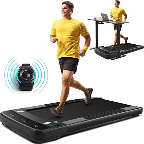 ANCHEER Treadmills,2 in 1 Folding Treadmill, Walking Pad Treadmill Under Desk for Home Office, Portable Treadmill with Remote Control, Quiet and Powerful, Installation-Free