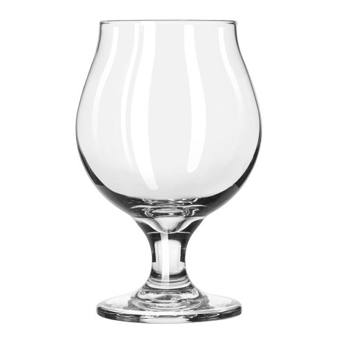 Libbey Glassware 03808 Belgian Beer Glass, 16 oz. (Pack of 12)
