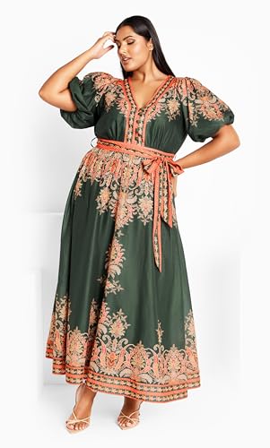 Image of City Chic Women's Plus Size Higher Love Maxi Dress