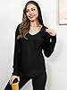 Women's Hoodies Pullover Hooded Sweatshirt for Spring Autumn-Black/L #2
