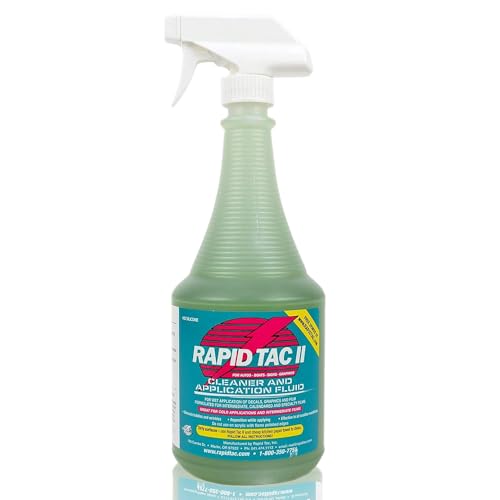 Rapid Tac II Application Fluid 32 oz | Formulated for Specialty Films | Promotes Faster Bonding | Cold Weather and Glass Use | Allows Re-Positioning of Decals, Stickers, Wraps