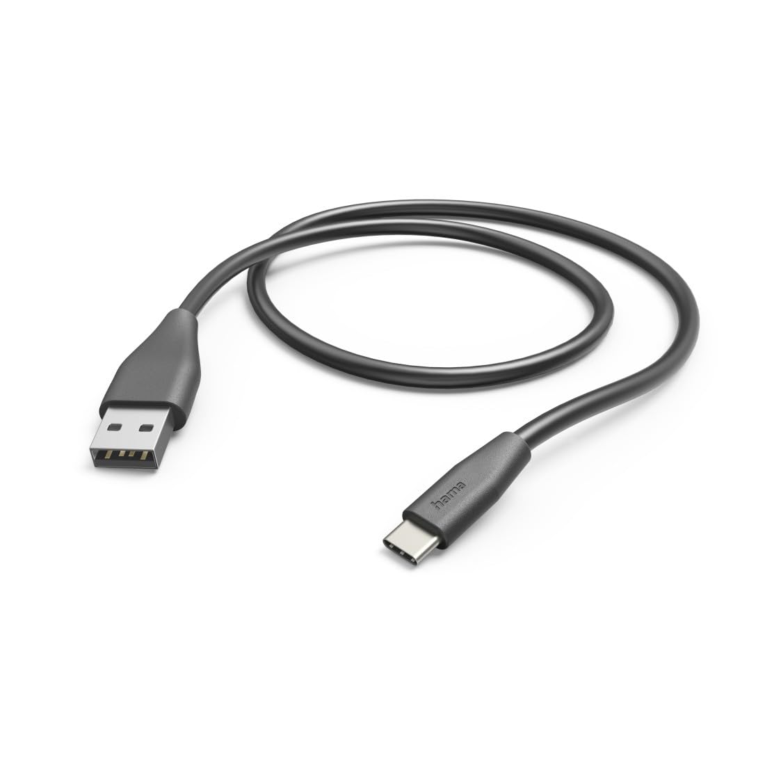 Hama 201595 USB charging cable USB 2.0 USB-A to USB-C 1.50 m Black