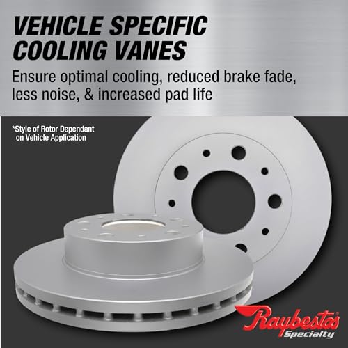 Image of Raybestos Specialty Truck Automotive Replacement Rear Brake Rotor for Select 1999-2004 Ford F-350 (66824)