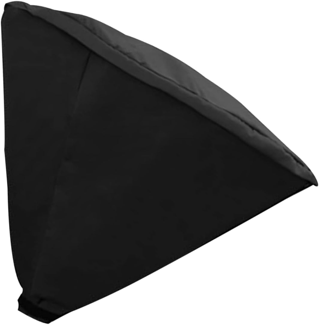 Patio Heater Cover Outdoor Heater Protector Polyester Dust Cover Compact and Design Black