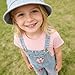 OLMRJKD Toddler Girl Summer Clothes Short Sleeve Denim Overall Jumpsuit with Top Girls 2Pcs Spring Outfits Set(7-8T)