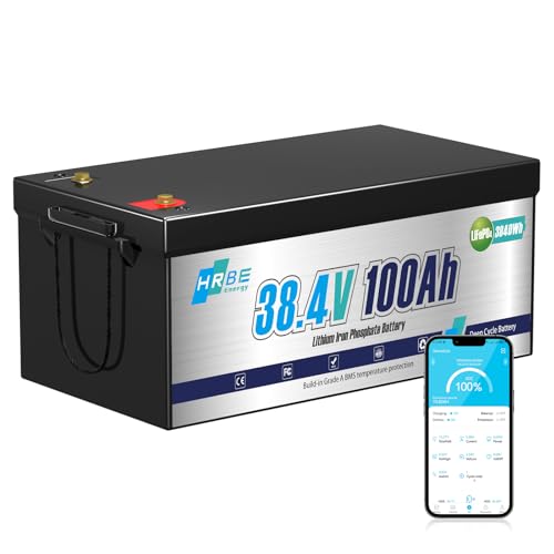 36V 100AH Golf Cart Lithium Battery,Rechargeable Lifepo4 Batteries...