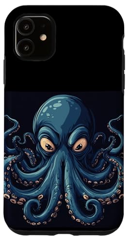 Fantastico costume da polpo blu per ragazzi e ragazze Custodia per iPhone 11