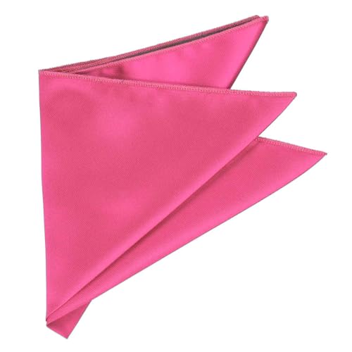 Image of tiemart Solid Color Pocket Squares for Men | For Suits, Perfect for Wedding Parties, 12 x 12 inch / 30 x 30 cm
