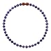 Irréversible Bijoux - Collier Bébé - Pierres Naturelles : Amethyste - Diamètre Perle 6mm - certifié en Laboratoire français