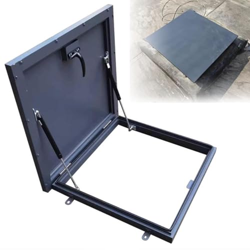Trampilla de acceso al techo impermeable con amortiguadores neumáticos de gas y pestillo