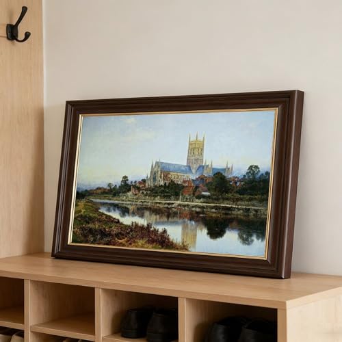 Affiche Cathédrale de Worcester Benjamin Williams Leader souvenir Angleterre - 3