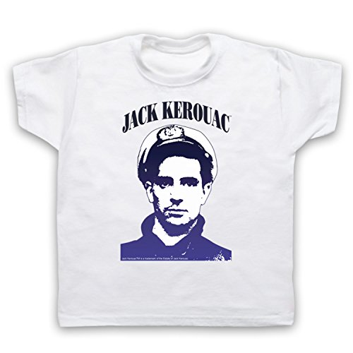 T-shirt enfant Jack Kerouac On The Road en coton doux style rétro littéraire