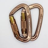 2,000円！ 神戸輝き CE認証 破断強度 2400kg(24kN) 国内テスト済 アルミ素材 重さ57g オートロックゲート(ツイストロック) 2個セット (2,000円 品！)