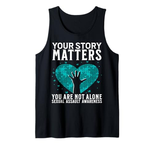 Your Story Matters Support Sexual Assault Awareness Gifts Camiseta sin Mangas