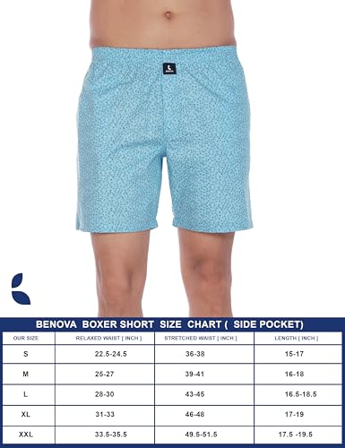 Image of Cotton Boxer Shorts for Men, Breathable, Comfortable & Lightweight (Pack of 2)