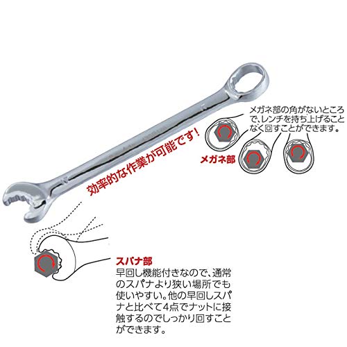 Amazon | SEK(スエカゲ) スピードコンビネーションレンチ 19mm 取寄品