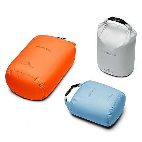 Bee Nesting Waterproof Dry Bag Lightweight Dry Sack 2L 4L 8L Marine Dry Bags Suitable for swimming...