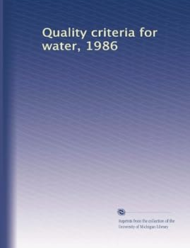 Paperback Quality criteria for water, 1986 Book