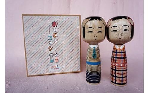 おしどりこけし 各約14cm