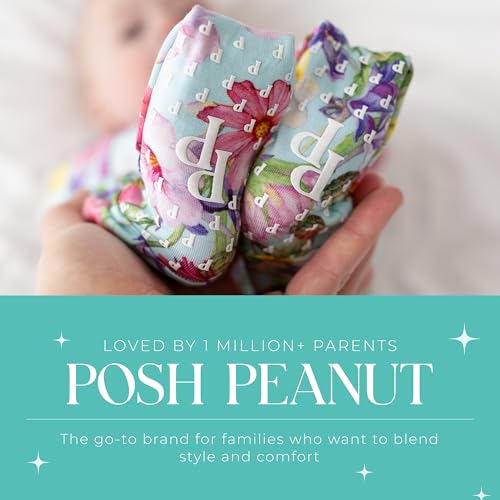 Image of Posh Peanut Convertible Baby Sleepers - Footless Baby Pajamas with 2 Way Zipper for Easy Diaper Changes