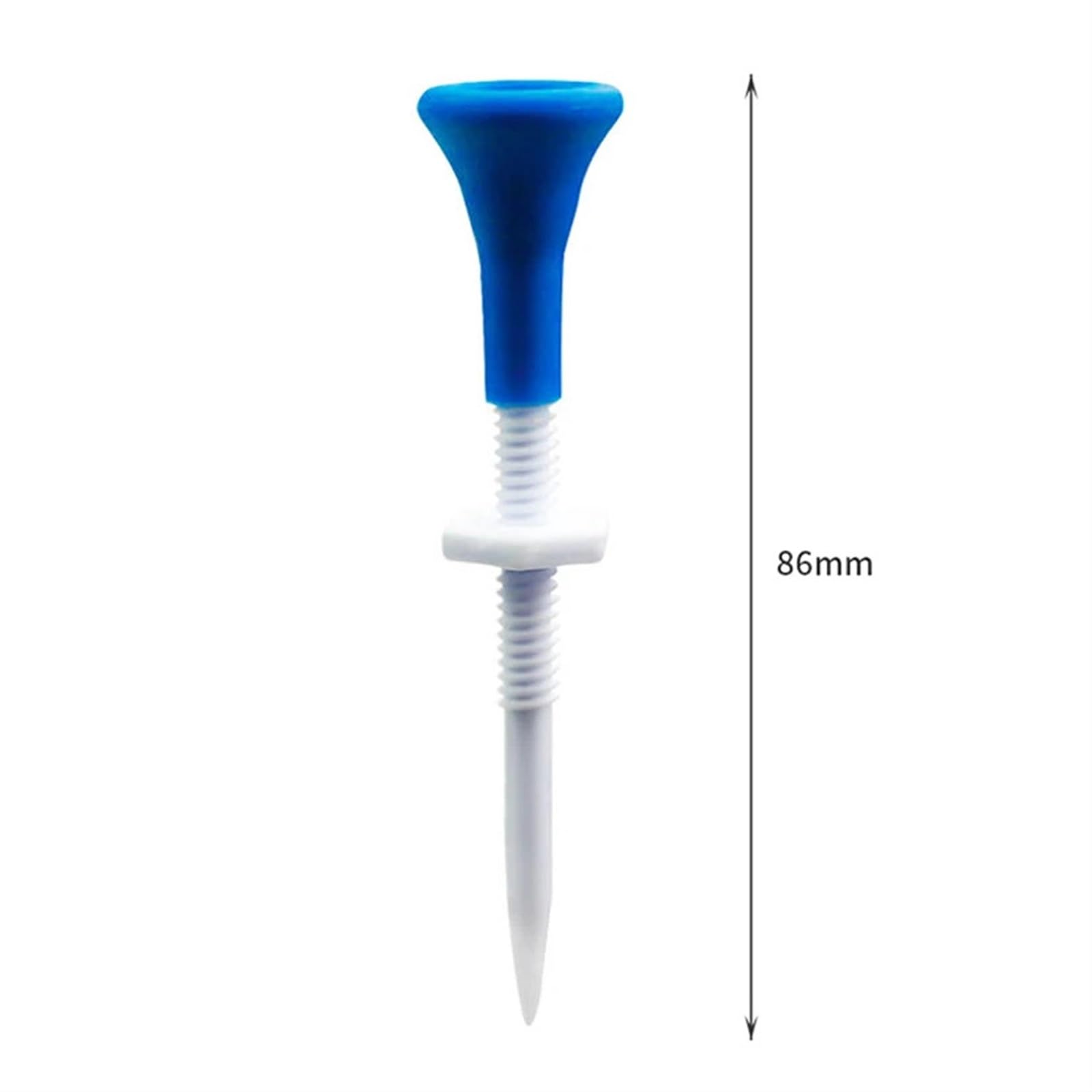 Golf Tee 10 stücke Blau Kunststoff Golf Tees Höhe Kann Eingestellt Werden Golf Kunststoff Tees Golf Zubehör for Golfer FüR Einen Idealen Abschlag