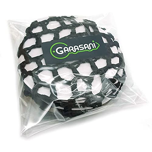 Garasani 5 Pack Women Ballet Dance Skating Snoods Hair Net Bun Cover Black (Bold Mesh) #TOP5