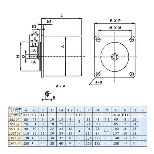 Moteur synchrone à aimant permanent 90TDY haut rendement - 4
