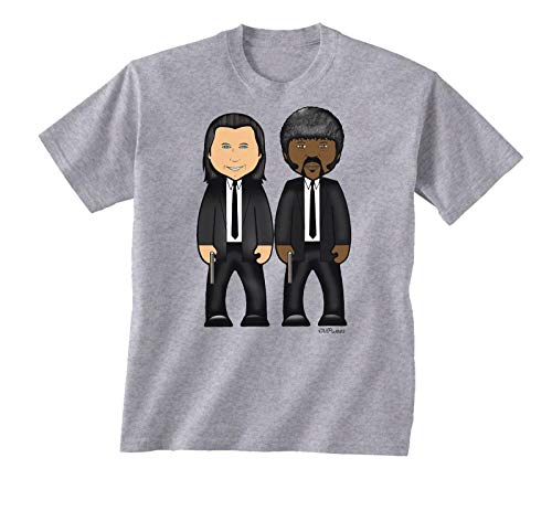 Photo de VIPwees, Fictional Hitmen, Boys Or Girls Caricature Organic Cotton T-Shirt