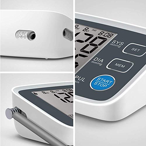 Blood Pressure Monitor, HYLOGY Upper Arm BP Monitor Cuff 8.7 to 12.6 Inch, Large Screen Display and 2 Users Mode 2 * 90 Memory Storage - Thumbnail 3