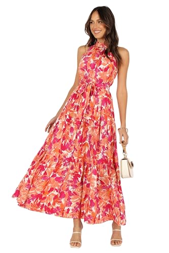 Petal & Pup Women's Caroline Maxi Halter Dress