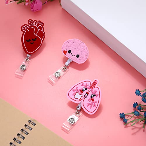 Abeillo 3 Pezzi Porta Badge Infermiere, Porta