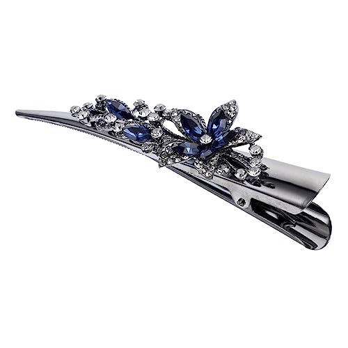 PATKAW banda accesorios festival boca libélula spa hair clips horquillas moño hair pin pasador decoración pinza de pelo de cocodrilo pinzas para el cabello brillantes Metal Blue