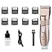 Produktbild Haarschneidemaschinen-Set für Männer, elektrisches Haarschnitt-Kit für Kinder, Friseurwerkzeuge mit wiederaufladbarer USB-Funktion, Body Grooming Clipper Haarschneider mit 8 Führungskämmen (Schwarz1)
