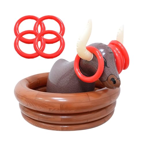 Enfriador Inflable - PVC 76x76x66cm En Forma De | Contenedor De Enfriamiento De Bebidas Flotantes | Suministros De Fiesta De Cerveza En Forma De Toros para Oktoberfest Sport Buffet Barbité Barbac