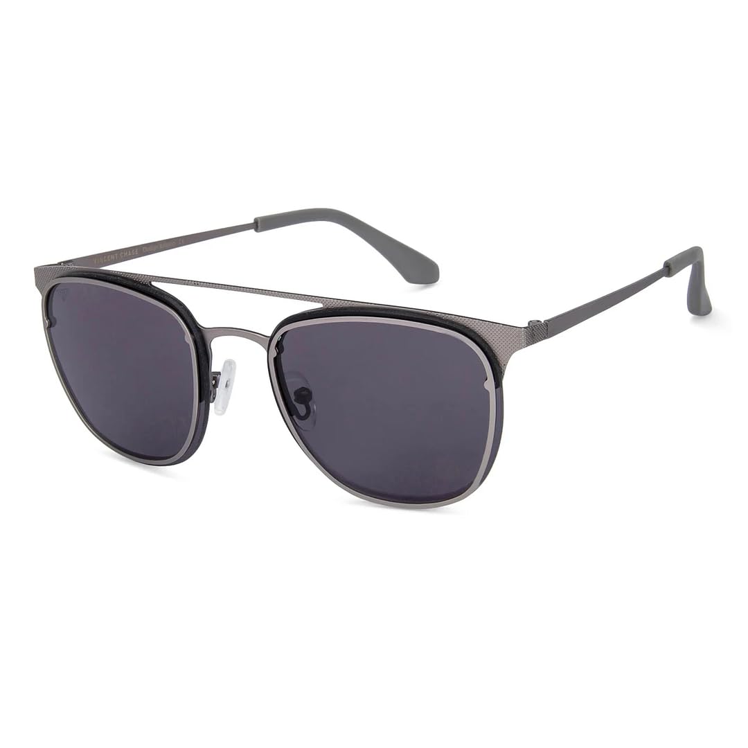 VINCENT CHASE EYEWEARVincent Chase By Lenskart | Full Rim Square | VINTAGE | 100% UV Protected | Men & Women | Large | VC S12938