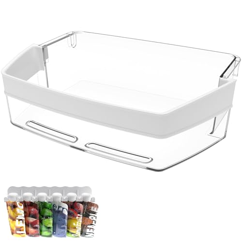 WR71X11044 WR71X11059 Refrigerator Door Shelves Bin (Right Side) Compatible with G-E Fridge Door Shelf Replacement CFE28 CWE23 Fit for G-E Refrigerator Parts PS6011779 AP5656690 2691847 EAP6011779 by LEOPO - Used condition - US$20.73