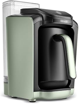 Karaca Hatır Automatic Turkish Coffee Machine with Water Chamber Cabbage Green