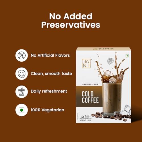 Image of Dani Cold Coffee | Instant Chilled Cold Coffee Mix | Preservative Free Refreshing Beverage | No Artificial Additives | Quick Easy Ready In Minutes Anytime Enjoy Smooth Rich Cafe Style Taste Daily Now