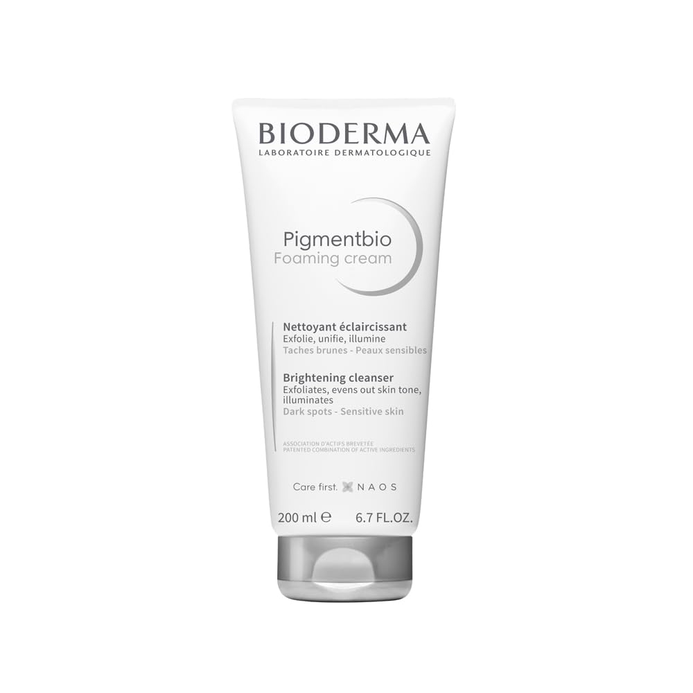 Pigmentbio Foaming Cream Brightening Exfoliating Cleanser (Face & Body Wash) For Brightened Skin, 200 ml