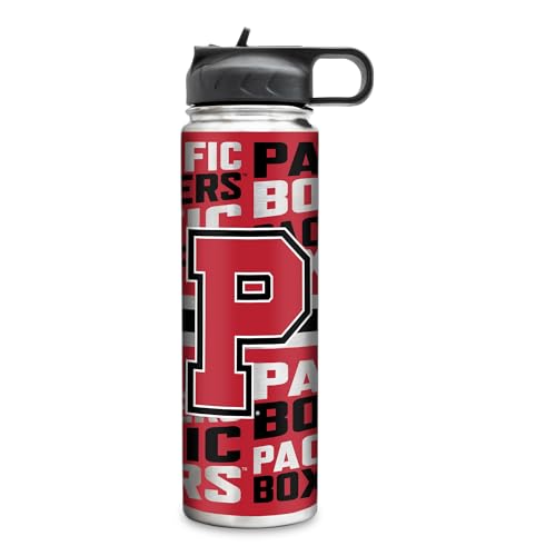 Rico Industries NCAA Pacific (OR) Boxers Standard 22oz Stainless Steel Tumbler with Lid - Great For Coffee, Tea, Water or Cocktails