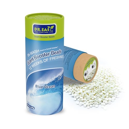 DR.EASY laundry scent boosters,312g,Blue Ocean Scent Boosters for Washer,Bulk Laundry Booster Beads and fabric scent booster,Fresh Scented Clothes for 12 Weeks.