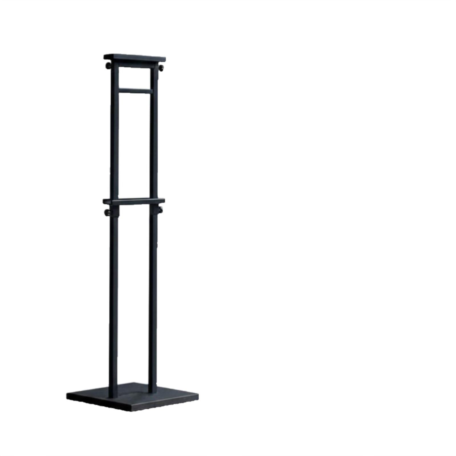 Soporte para Carteles Soporte de Póster Cartelera Expositora Atril Publicitario de Metal con Base Pesada Altura Ajustable Líneas Limpias Adecuado para , Negro , 8jin Cortaviento