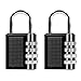 Lucchetto a Combinazione a 4 Cifre, Lucchetto a Combinazione Per Esterno, Lucchetto a Combinazione Armadietto, Lucchetto Esterno, Blocco Bagagli, Leggero e Portatile, Sicurezza e Antifurto, 2 Pezzi