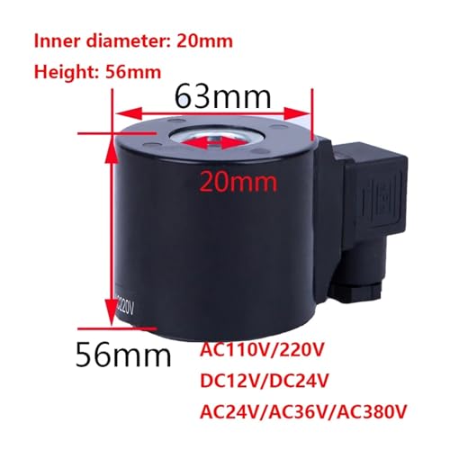 Électrovanne étanche AC 36V avec bobine de 20mm et module d'économie d'énergie