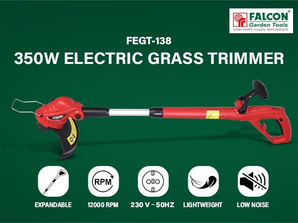 FALCON FEGT-138 350W Electric Grass Trimmer - Image 7