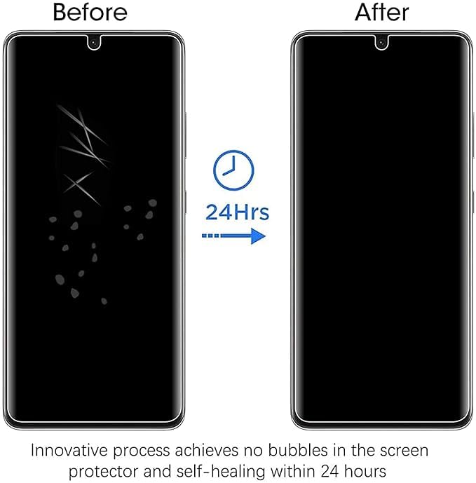 Image of Blacksheep High Sensitivity Hydrogel Screen Protector Compatible with OnePlus 12R 5G Matte Transparent Soft TPU Protective Film [Fingerprint Unlock Compatible] [Clear HD]