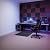52 Pack Black/burgundy12 "X 12 "X1" Acoustic Panels Studio Soundproofing Foam Wedge Tiles(Accompanied By Double-Sided Adhesive Tape)