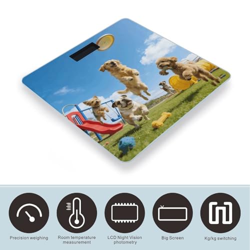 Báscula digital para baño Dog Park con sensores precisos miniatura 3
