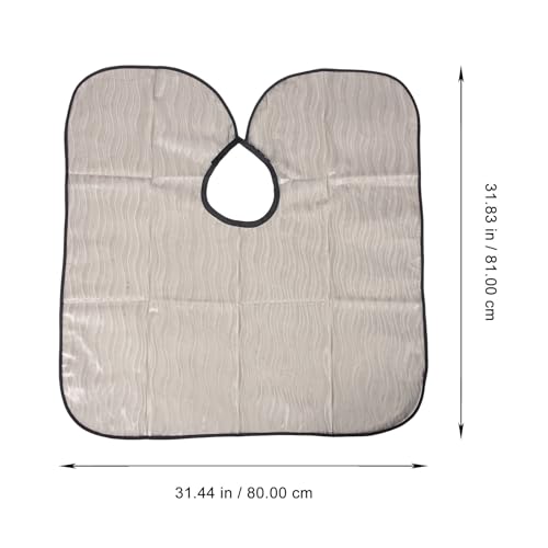 Capas para teñir el cabello Tofficu protectoras de plástico para tinte y corte de pelo unisex 2
